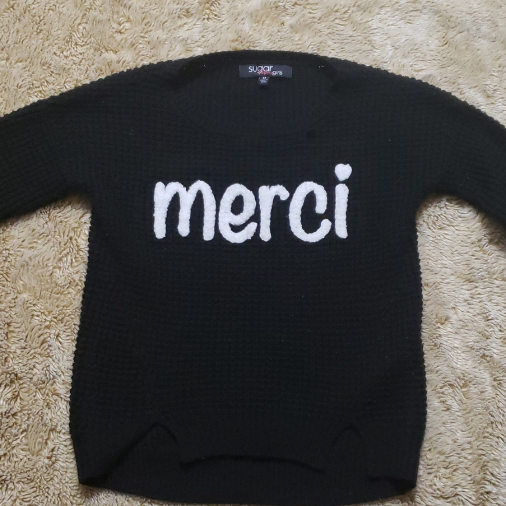 Sugar Rush girls Sweater Merci  black